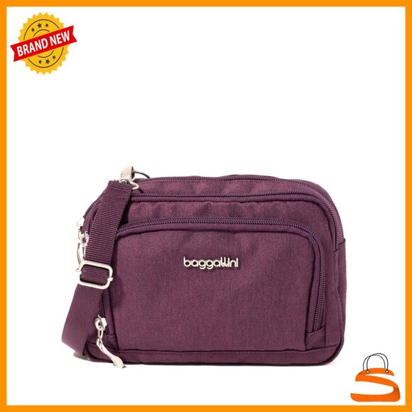 Convertible RFID Crossbody Bag with Wallet 8x6 Inches Water-Resistant